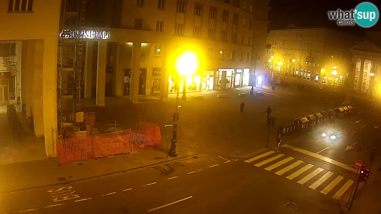 Trieste – Plaza de la Borsa webcam live