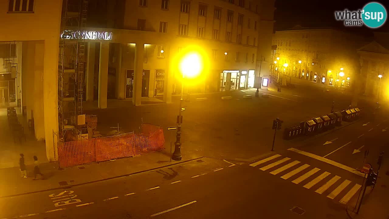 Trieste – Plaza de la Borsa webcam live