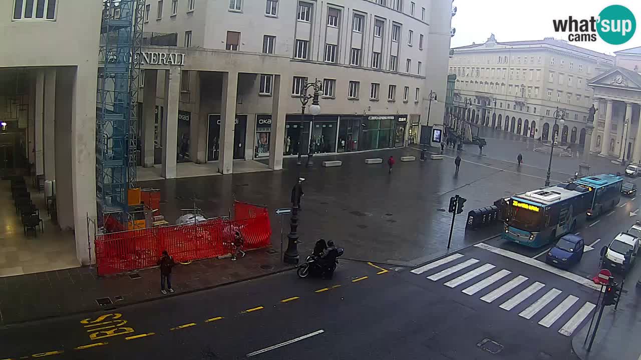 Trieste – Plaza de la Borsa webcam live