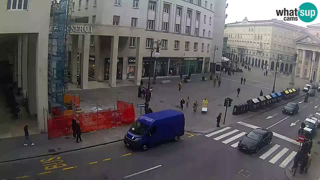 Trieste – Plaza de la Borsa webcam live