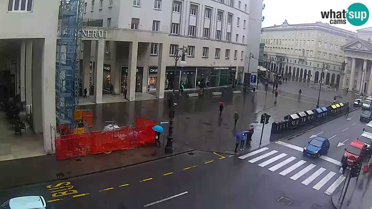 Trieste – Plaza de la Borsa webcam live