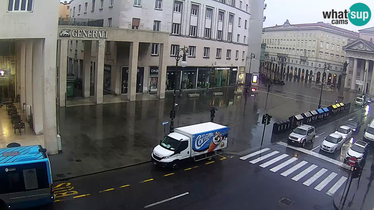 Trieste – Plaza de la Borsa webcam live