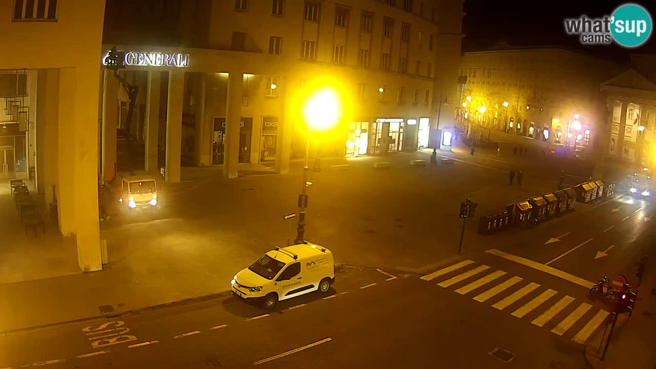 Trieste – Plaza de la Borsa webcam live