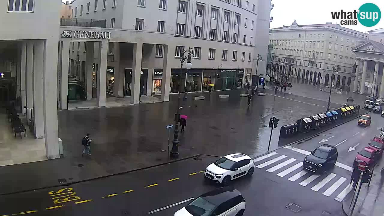 Trieste – Plaza de la Borsa webcam live