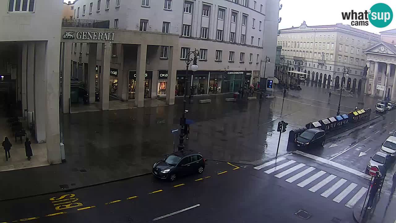 Trieste – Plaza de la Borsa webcam live