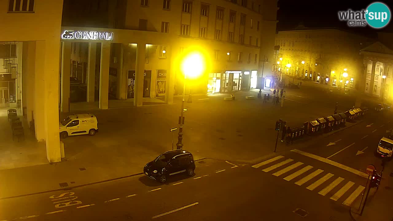 Trieste – Plaza de la Borsa webcam live