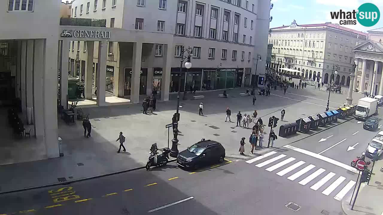Trieste – Place de la Borsa webcam live