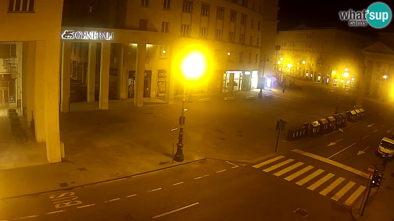 Trieste – Plaza de la Borsa webcam live