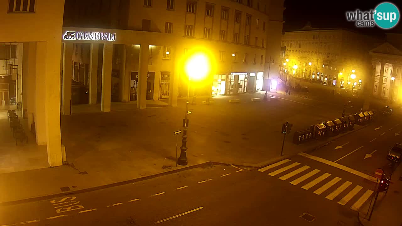 Trieste – Plaza de la Borsa webcam live