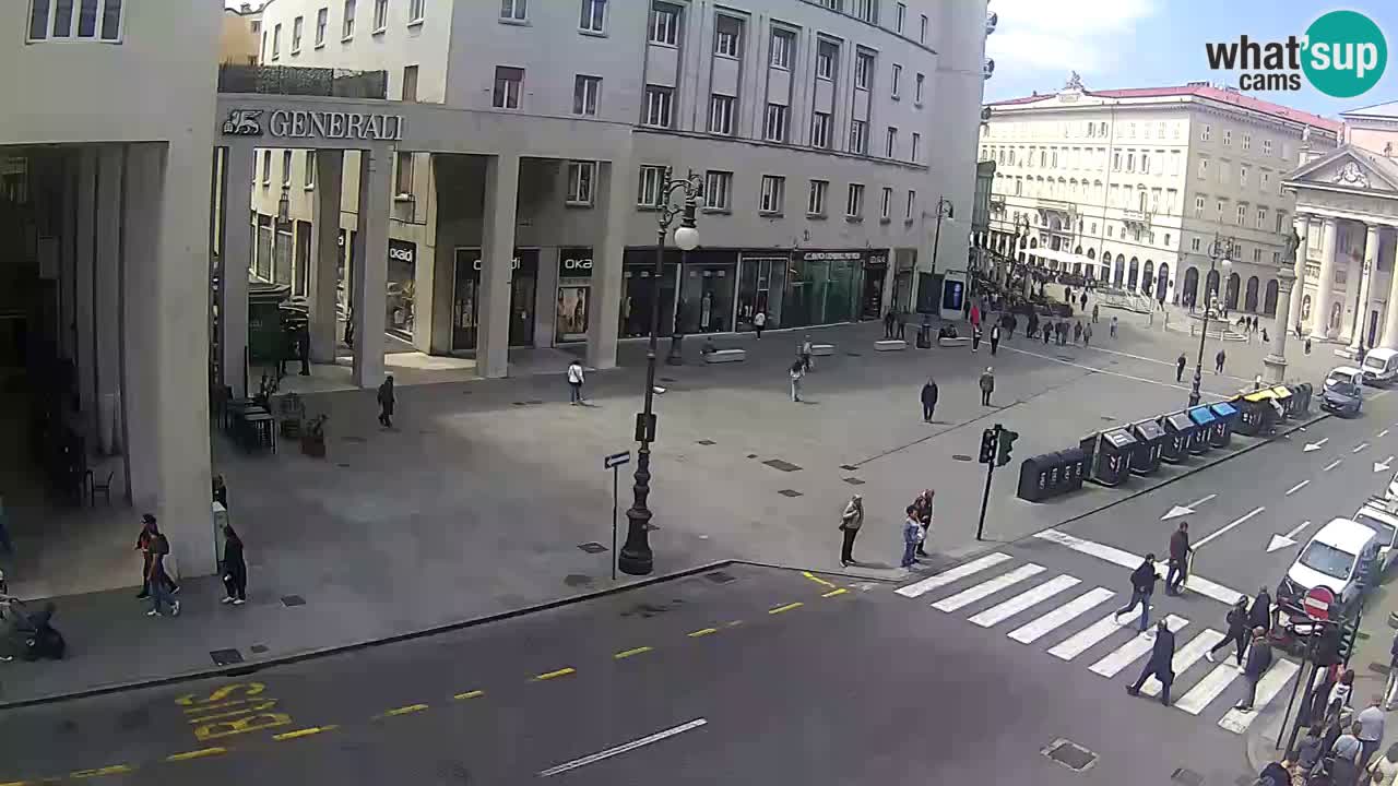 Trieste – Borsa square webcam live