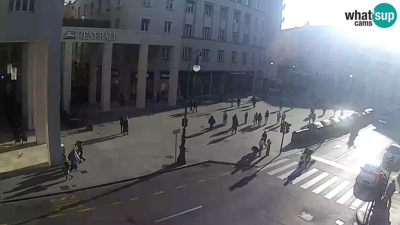 Trieste – Plaza de la Borsa webcam live