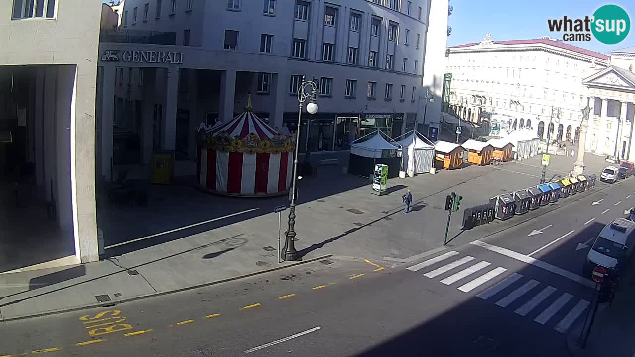 Trieste – Borsa square webcam live