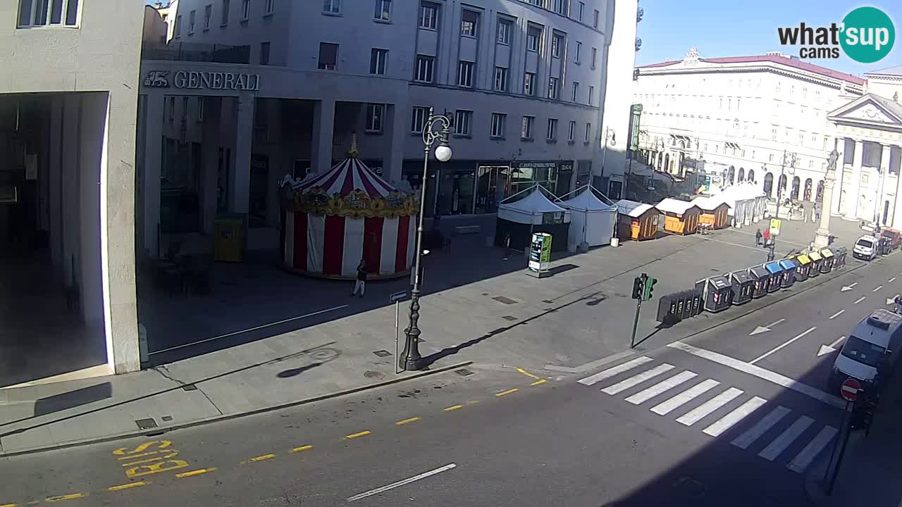 Trieste – Borsa square webcam live