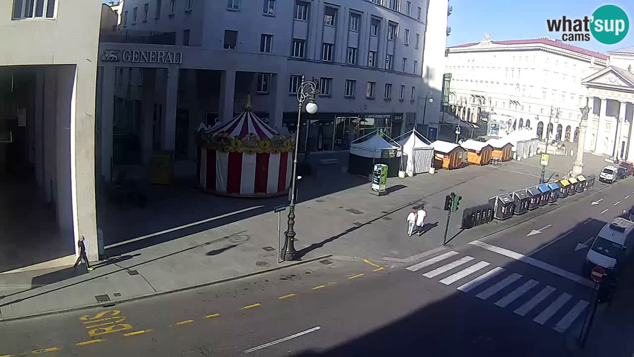 Trieste – Borsa square webcam live
