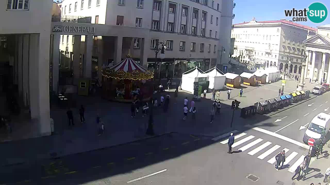 Trieste – Borsa square webcam live
