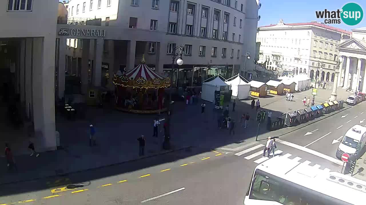 Trieste – Borsa square webcam live