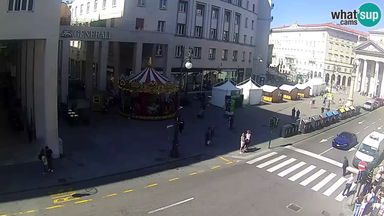 Trieste – Borsa square webcam live