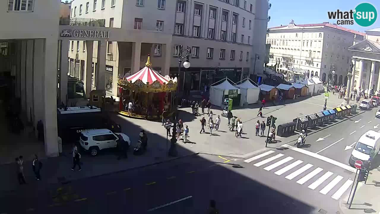 Trieste – Borsa square webcam live