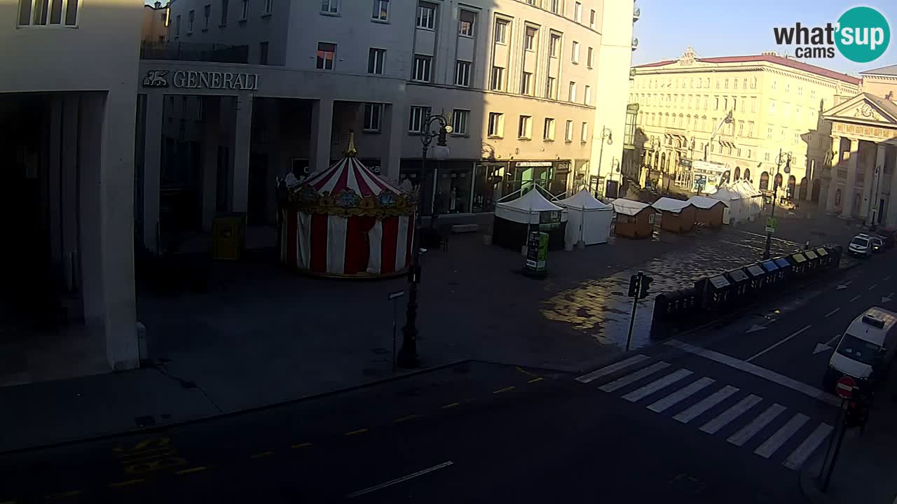 Trieste – Borsa square webcam live
