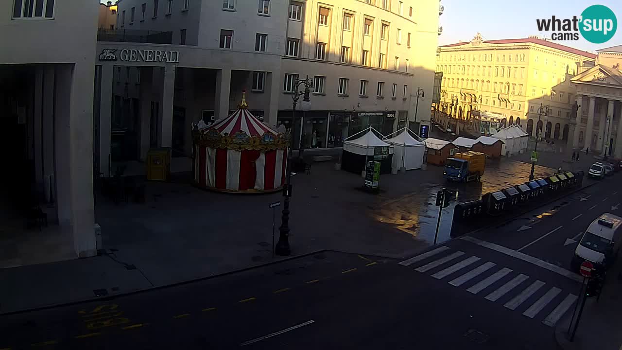 Trieste – Borsa square webcam live