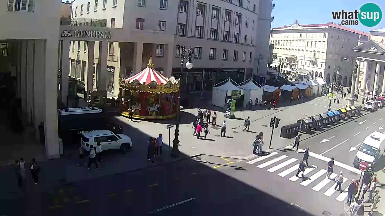 Trieste – Borsa square webcam live