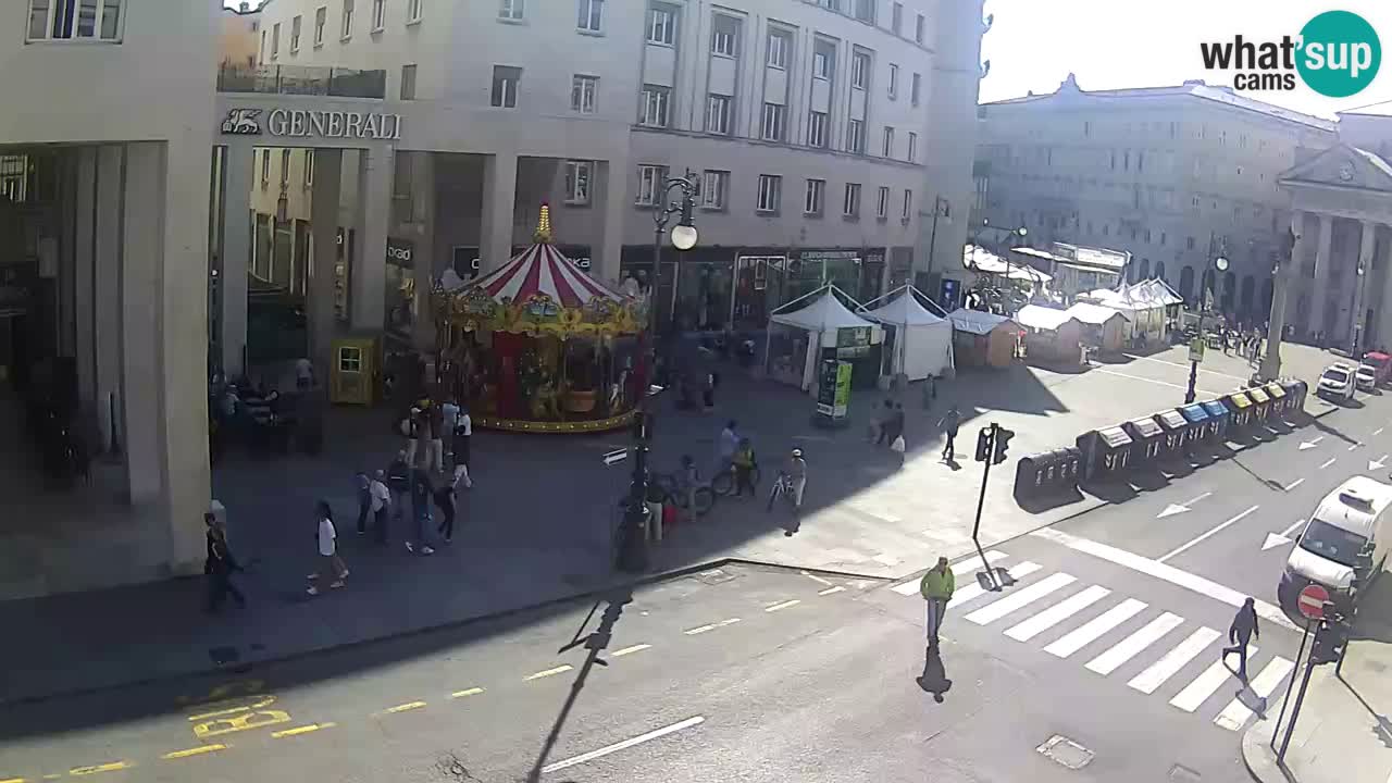 Trieste – Borsa square webcam live