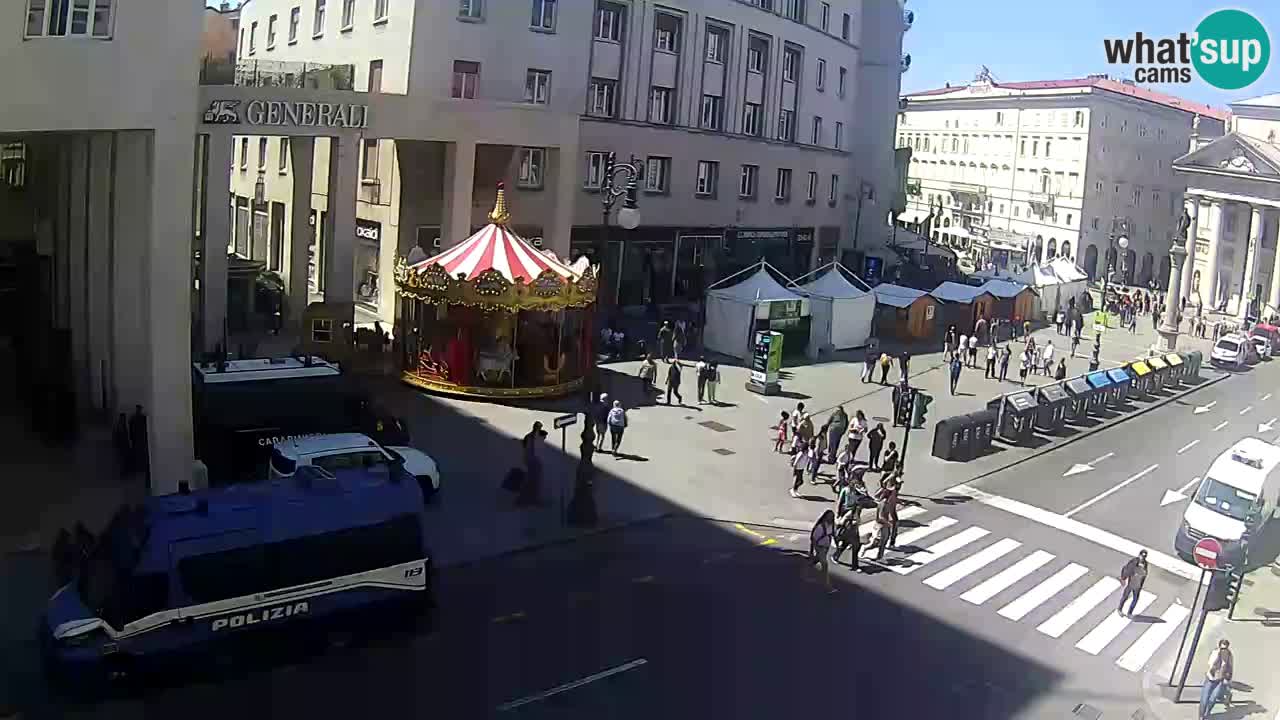 Trieste – Borsa square webcam live