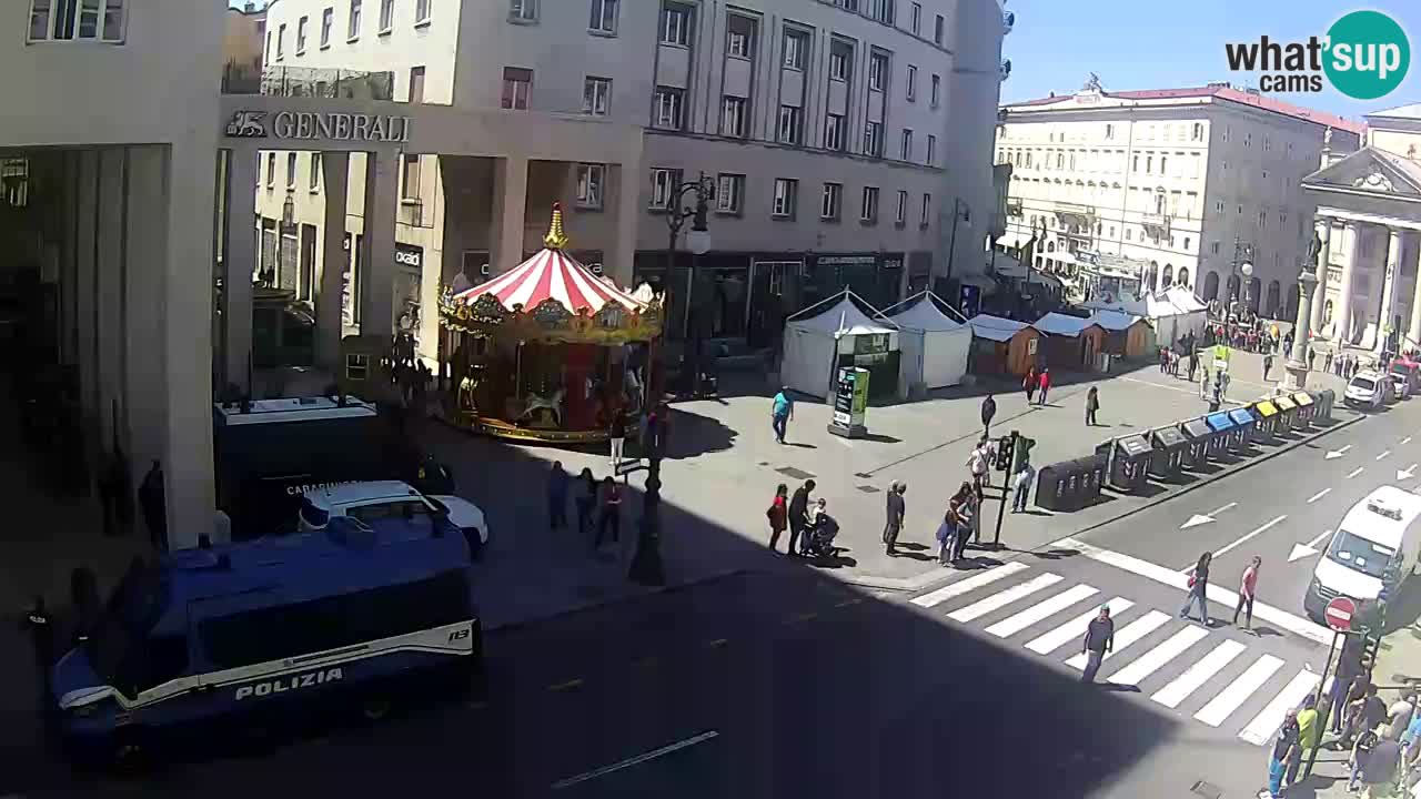 Trieste – Borsa square webcam live