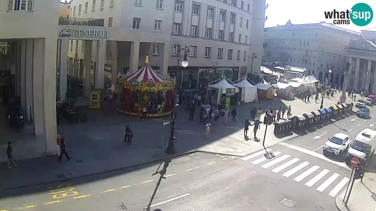 Trieste – Place de la Borsa webcam live