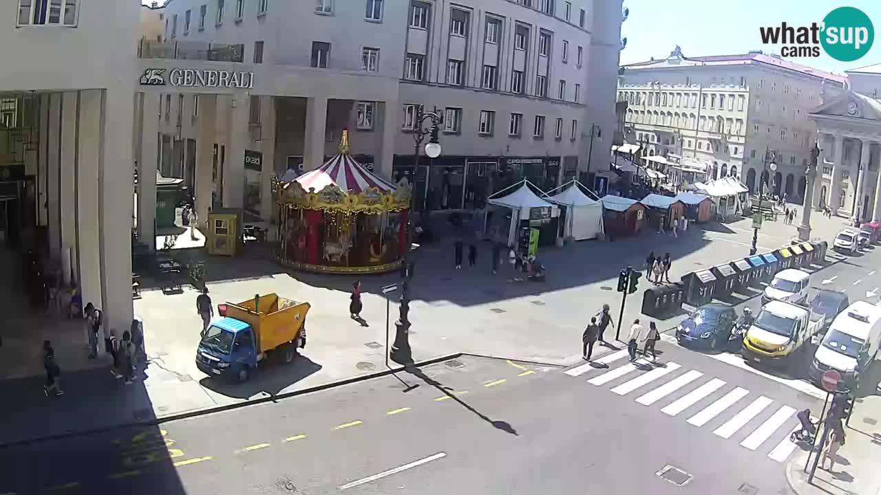 Trieste – Place de la Borsa webcam live