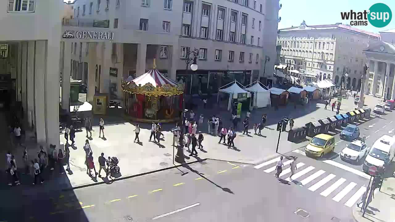 Trieste – Borsa square webcam live