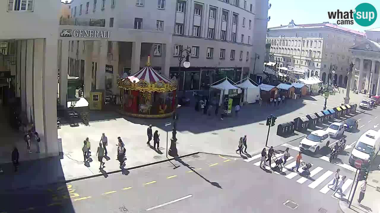 Trieste – Borsa square webcam live