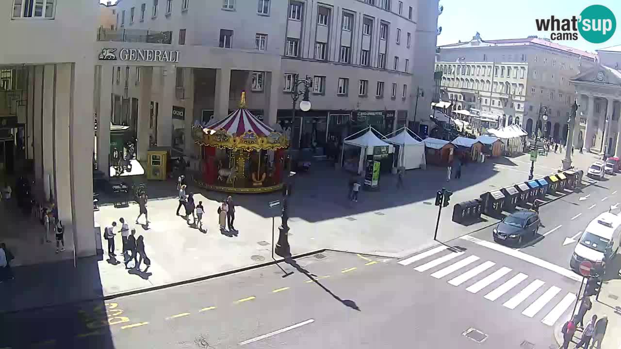 Trieste – Borsa square webcam live