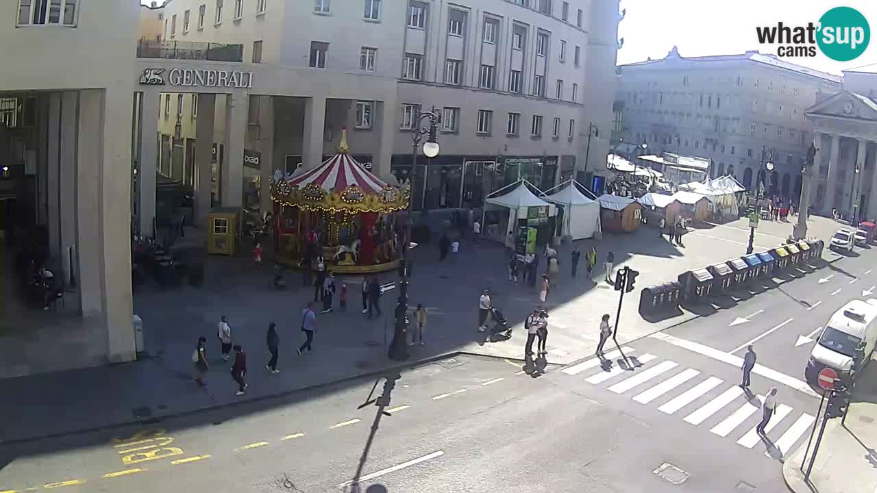 Trieste – Place de la Borsa webcam live