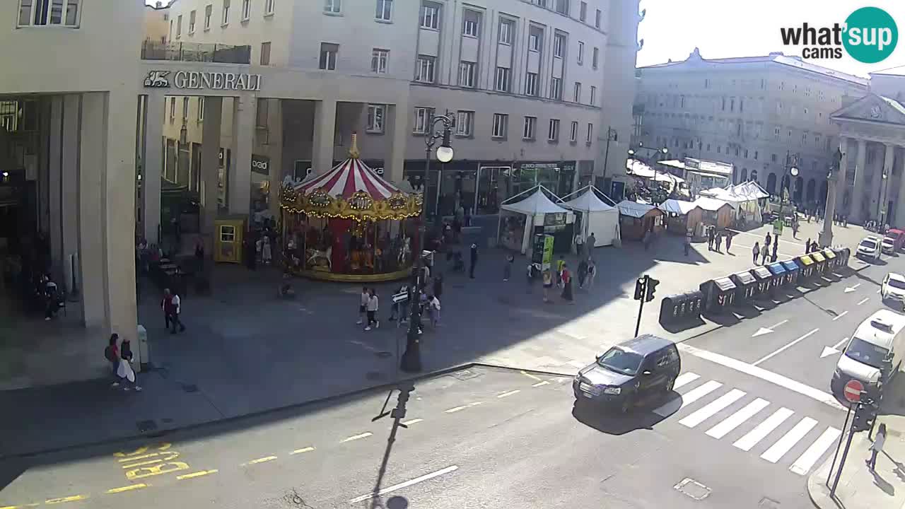 Trieste – Borsa square webcam live