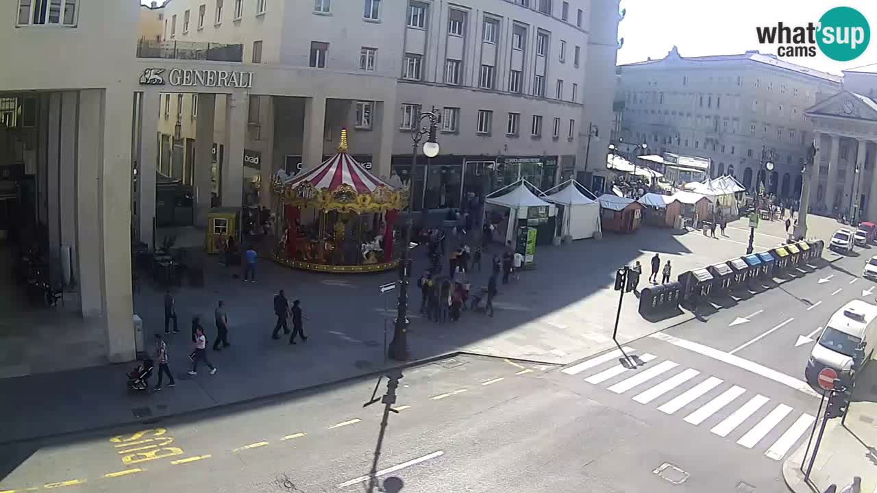 Trieste – Borsa square webcam live