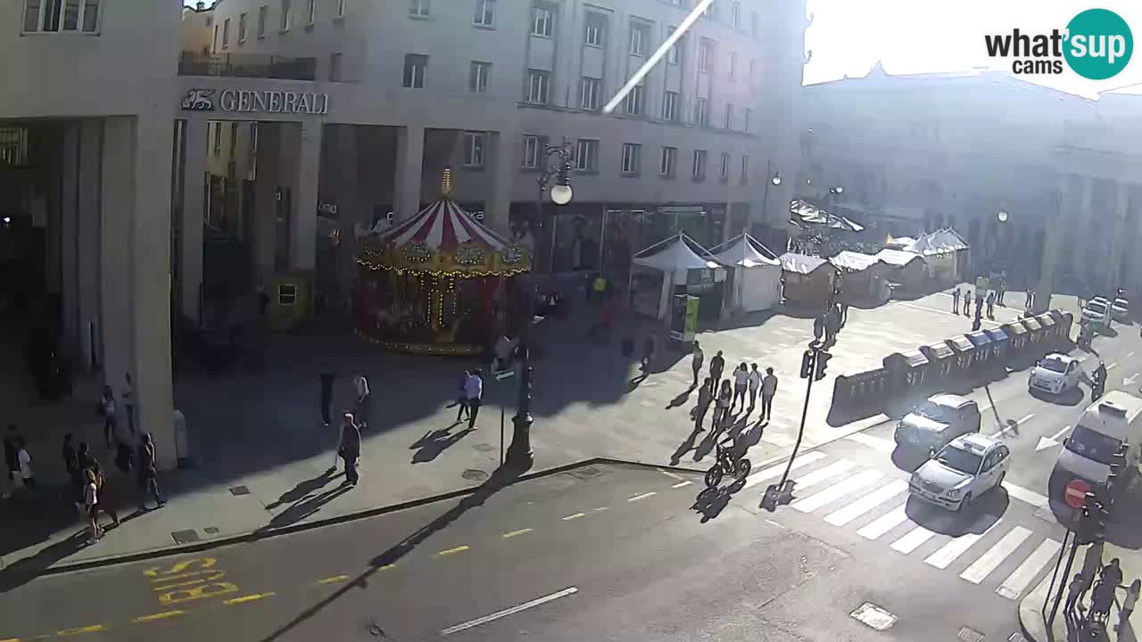 Trieste – Place de la Borsa webcam live