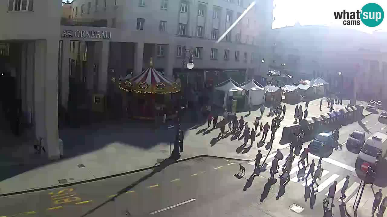 Trieste – Borsa square webcam live