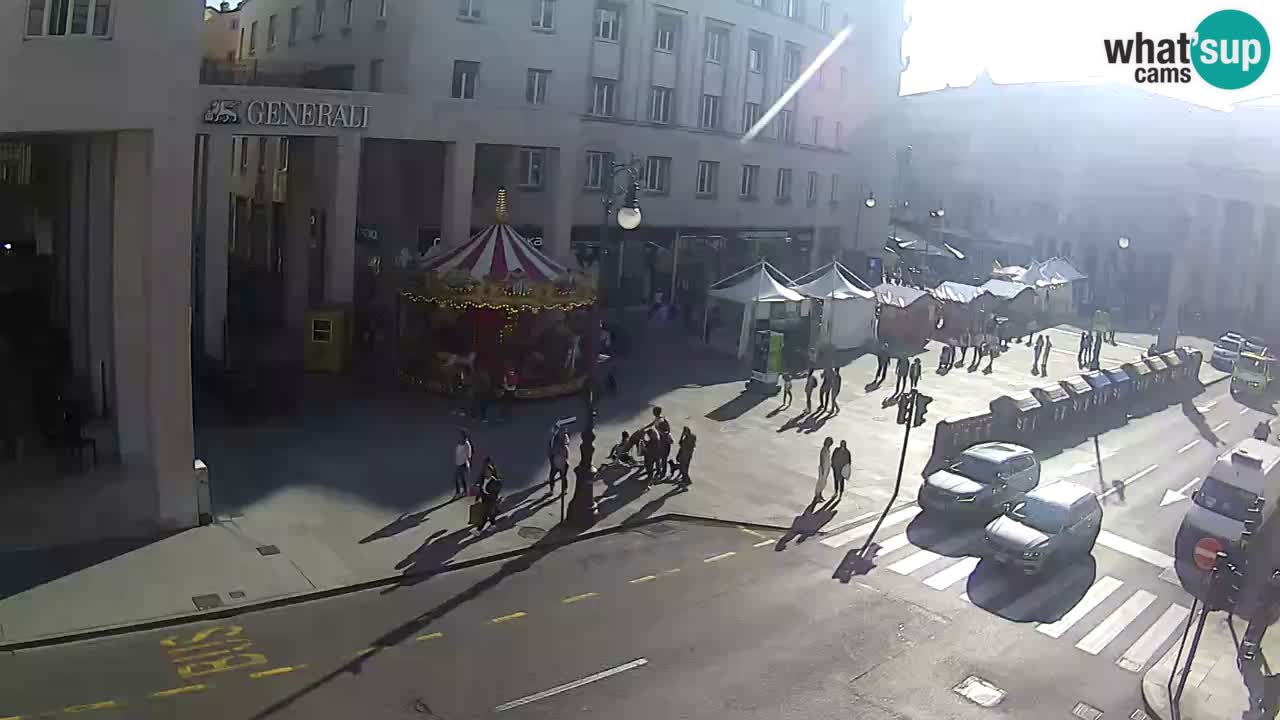 Trieste – Plaza de la Borsa webcam live