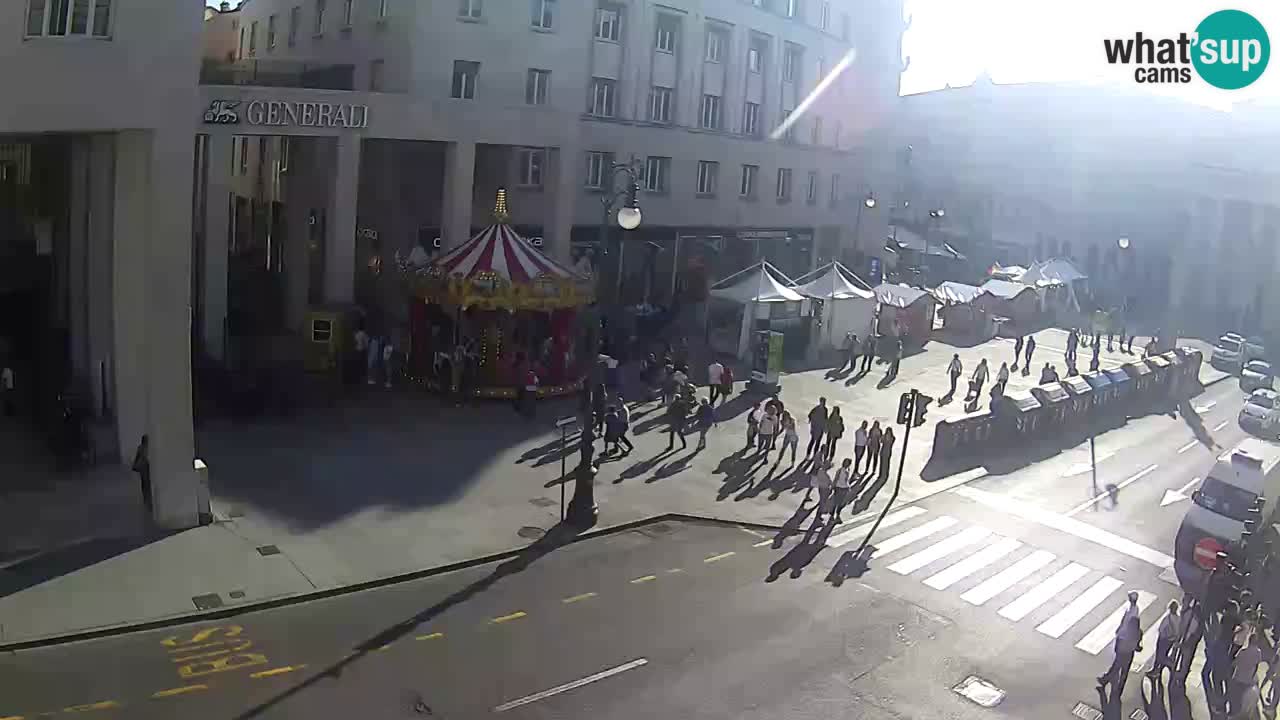 Trieste – Borsa square webcam live