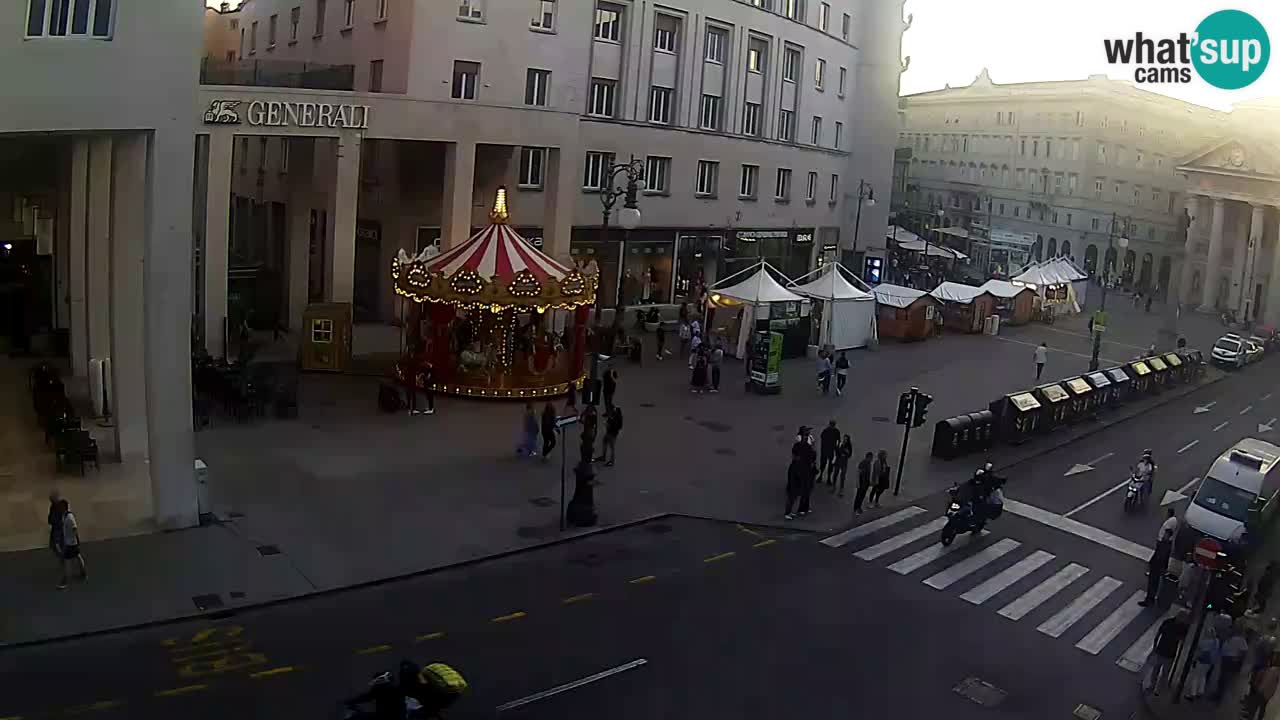Trieste – Borsa square webcam live