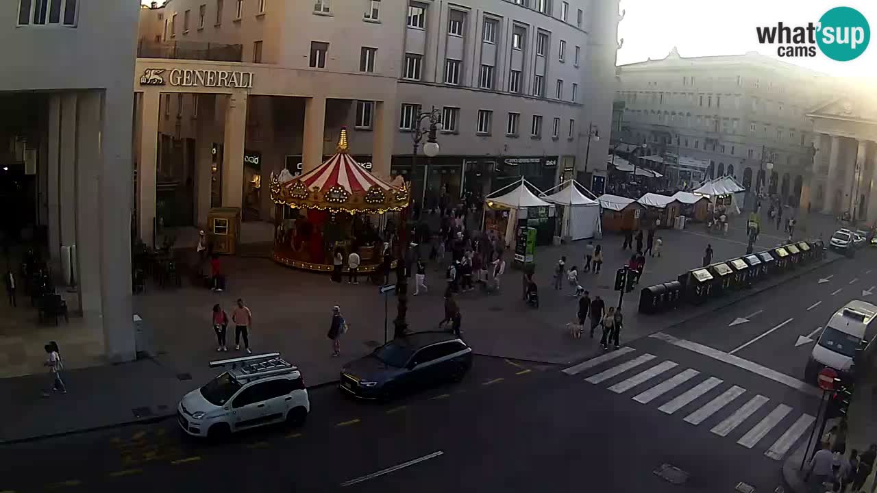 Trieste – Place de la Borsa webcam live