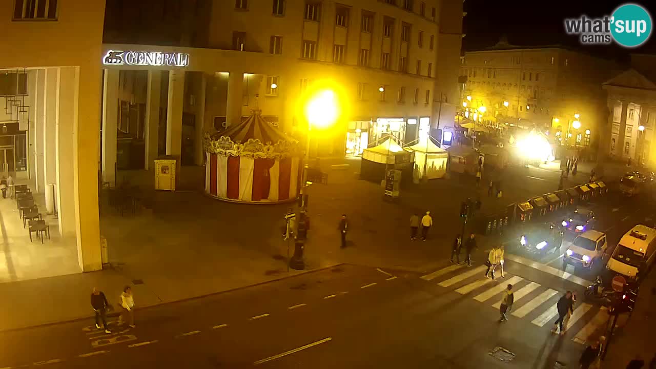 Trieste – Place de la Borsa webcam live