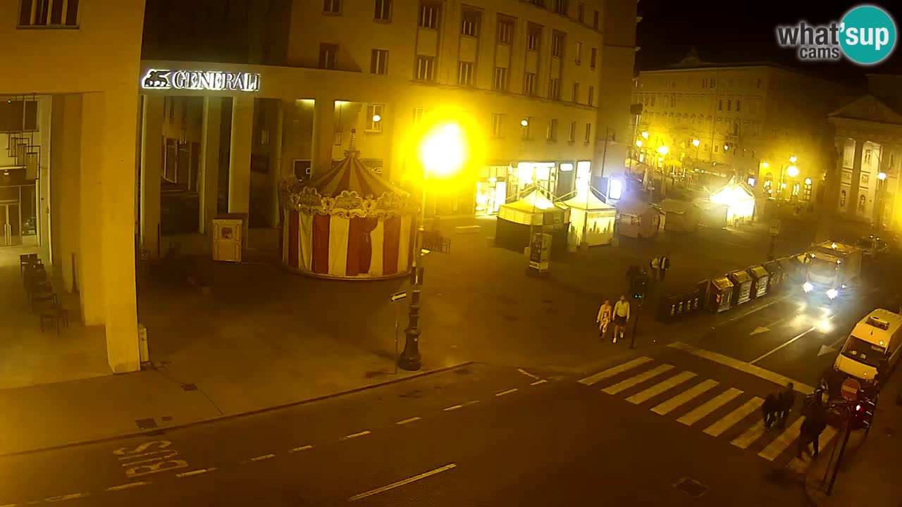 Trieste – Place de la Borsa webcam live