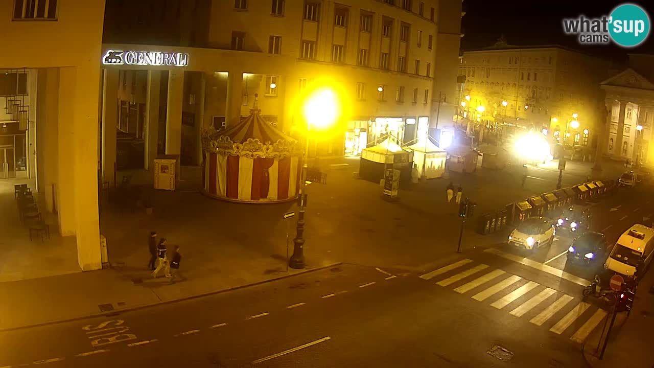 Trieste – Plaza de la Borsa webcam live