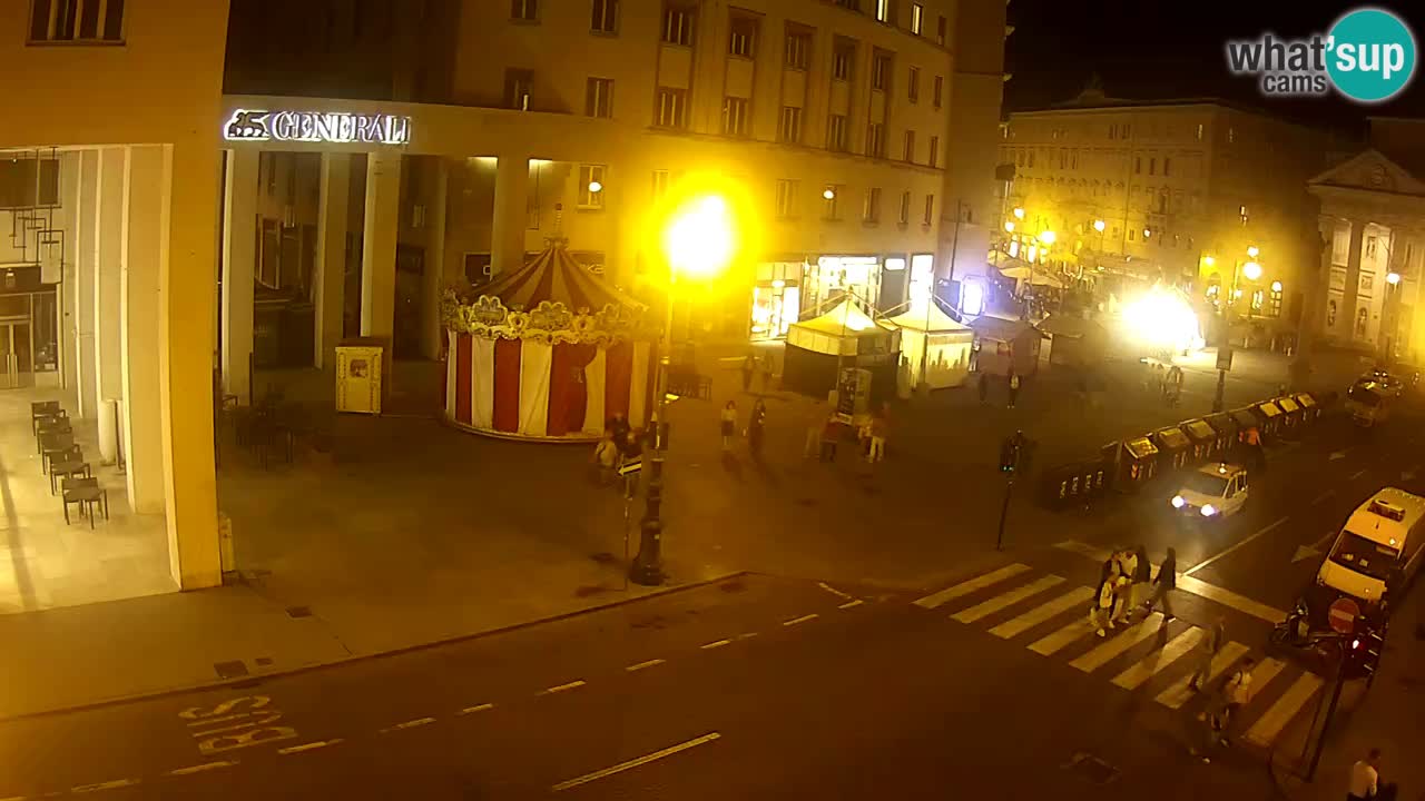 Trieste – Plaza de la Borsa webcam live