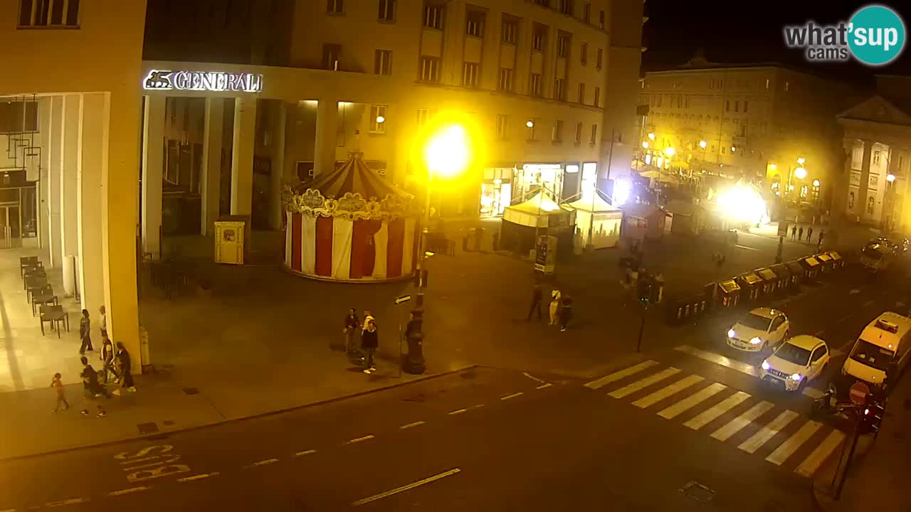Trieste – Place de la Borsa webcam live