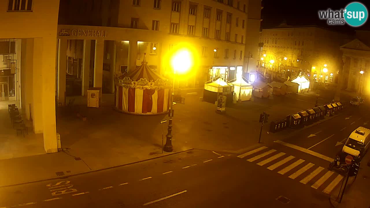 Trieste – Plaza de la Borsa webcam live