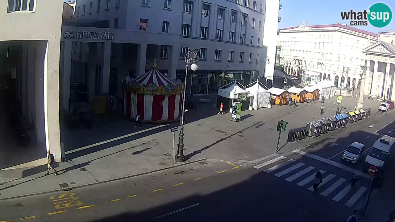 Trieste – Place de la Borsa webcam live