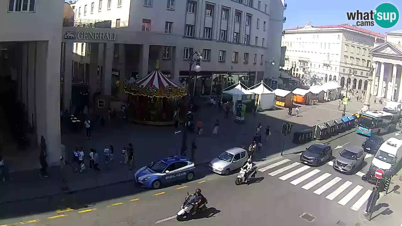 Trieste – Borsa square webcam live